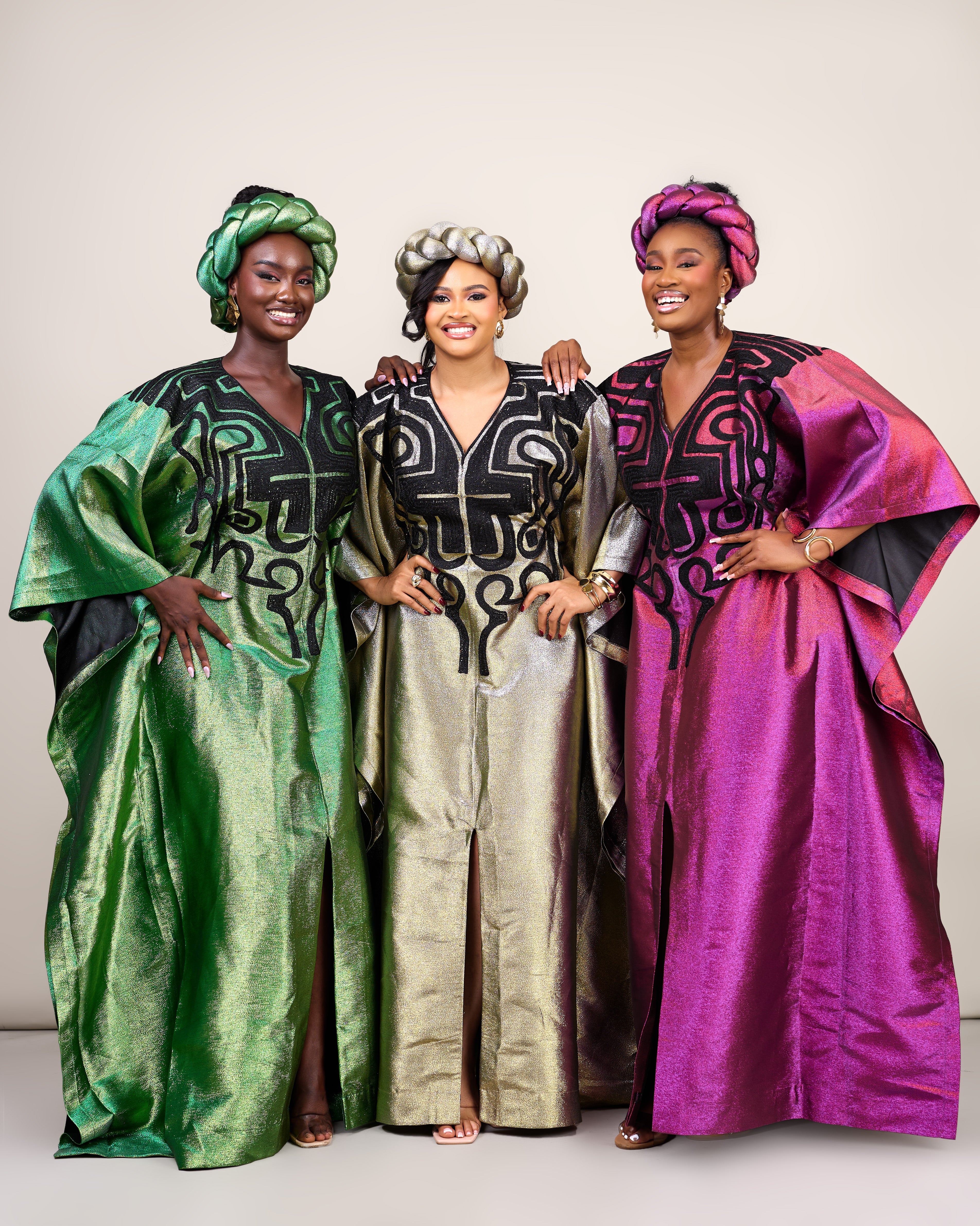 RAYA LUXURY CEREMONIAL KAFTAN BOUBOU - LUXE BROCADE EDITION